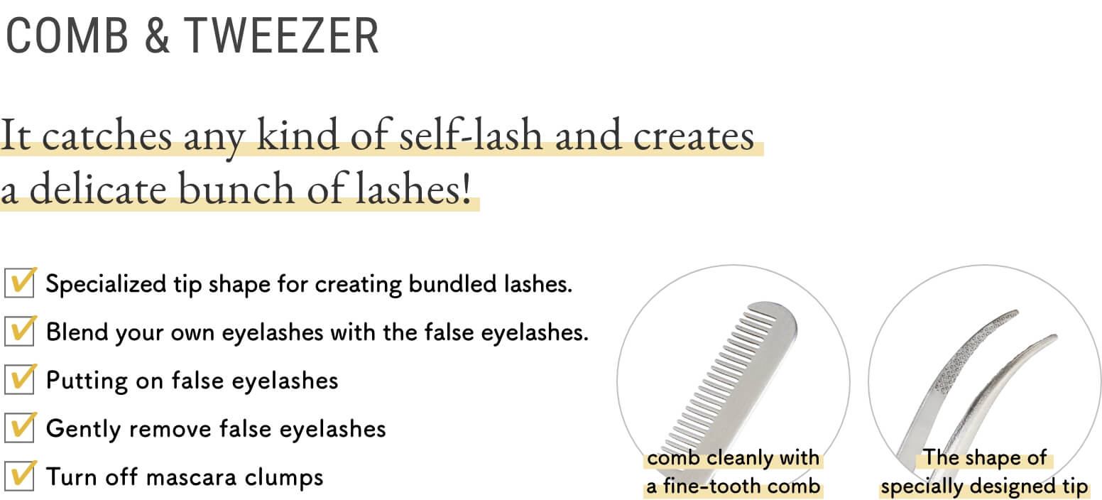 COMB & TWEEZER